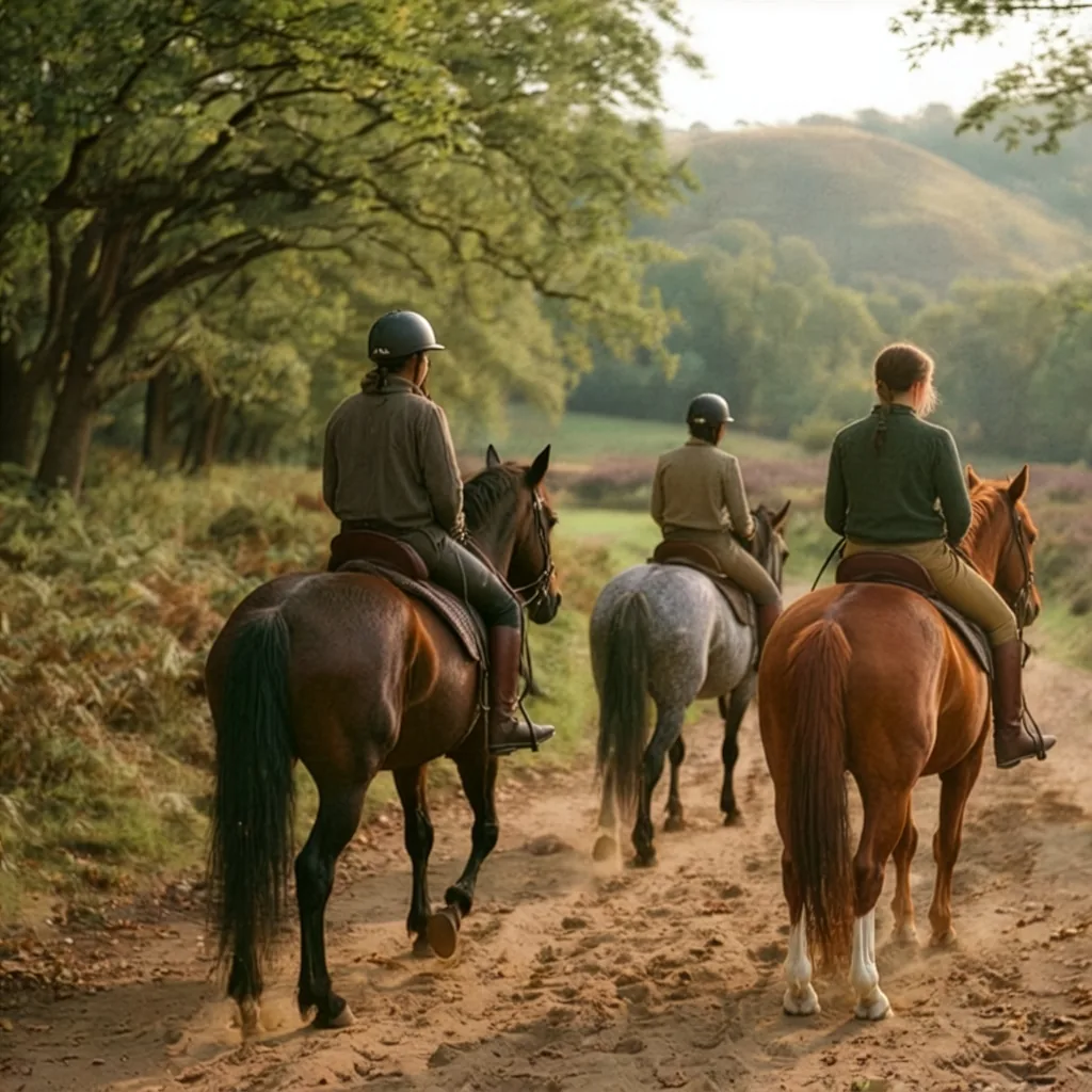 Balade à cheval en Corrèze, autour de Égletons